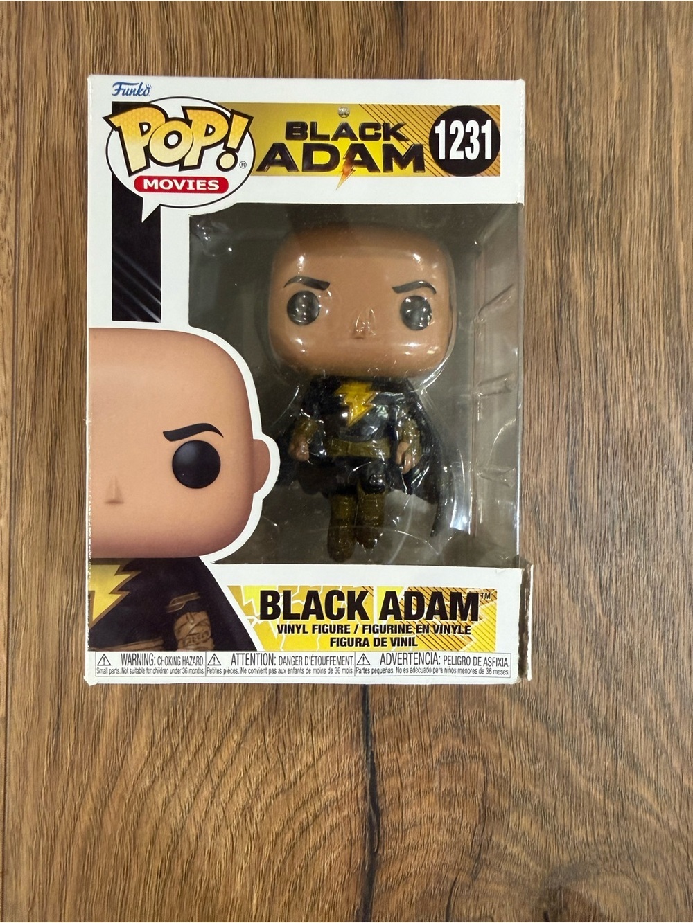 Funko Black Adam Box Art - funko pop movies